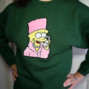 Lisa Simpson, Cam'ron, Diplomats, CrewNeck Sweater